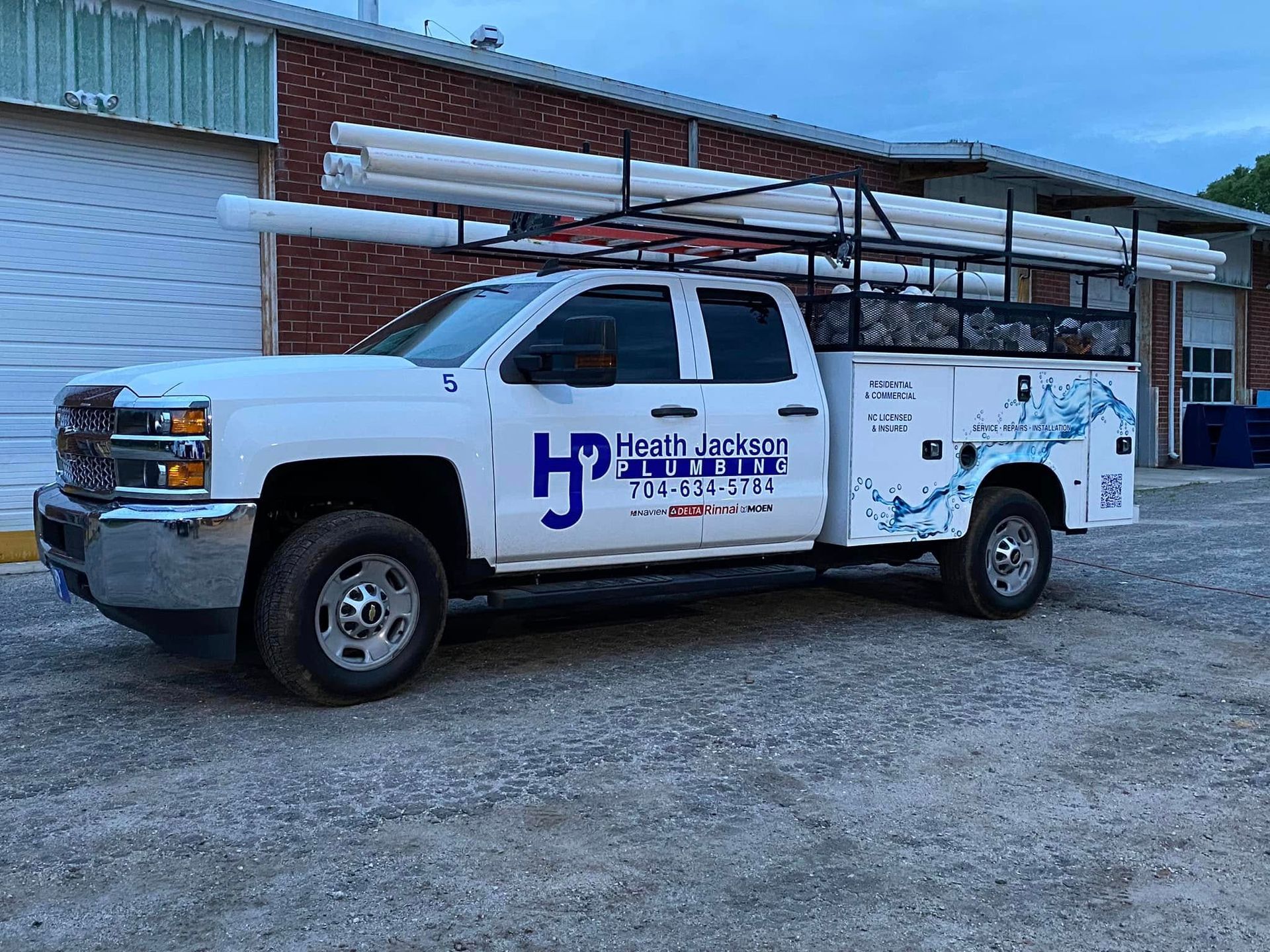 Heath Jackson Plumbing team ready to serve Western NC
